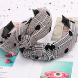 Velvet Wave Hair Band Crystal Hair Clip