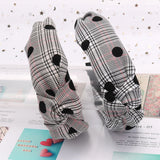Velvet Wave Hair Band Crystal Hair Clip