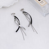 Geometric Tassel Ear Clips for Women Jewelry