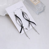 Geometric Tassel Ear Clips for Women Jewelry