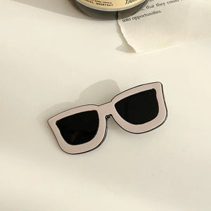 Funny Sunglasses Hair Clip Womens Selfie Hairpin Barrettes