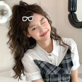 Funny Sunglasses Hair Clip Womens Selfie Hairpin Barrettes