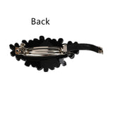 Crystal Curly Hair Headdress Rhinestone Flower Hairpin