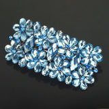Crystal Curly Hair Headdress Rhinestone Flower Hairpin