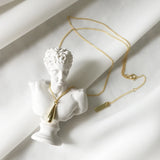 925 Silver Water Drop Clavicle Chain Tear Pendant Necklace