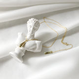 925 Silver Water Drop Clavicle Chain Tear Pendant Necklace