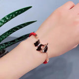 Dog Bone Dog Year Red Rope Bracelet