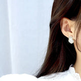Zircon Light All-match Earrings for Girls