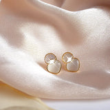 Zircon Light All-match Earrings for Girls