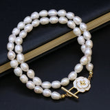 Pearl Beads Necklace For Women Ladies Choker Jewelry
