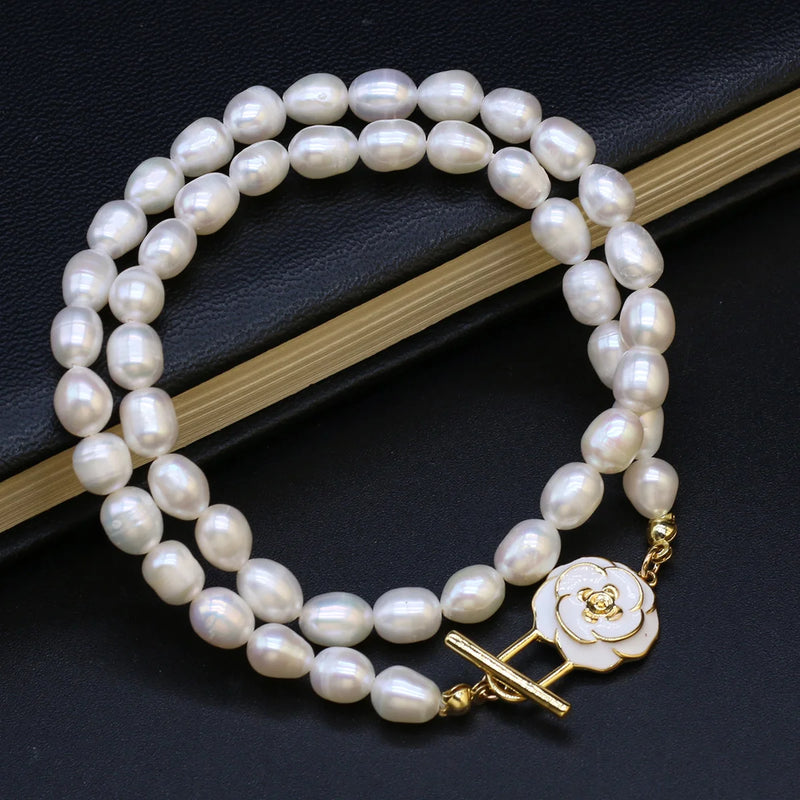 Pearl Beads Necklace for Women Ladies Choker Jewelry Charms