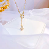 Gourd Necklaces Minimalist Hollow Out Glamour Sweet Accessories Jewelry