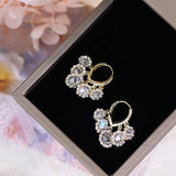 Zircon Tassels Earrings Charm 14K Plating for Lady Temperament