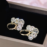 Zircon Tassels Earrings Charm 14K Plating for Lady Temperament