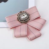 Crystal Rhinestone Bowknot Brooch for Girls