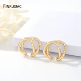 Women's Copper Plated Ear Clip Earrings