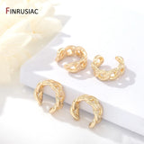 Women's Copper Plated Ear Clip Earrings