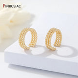 Women's Copper Plated Ear Clip Earrings