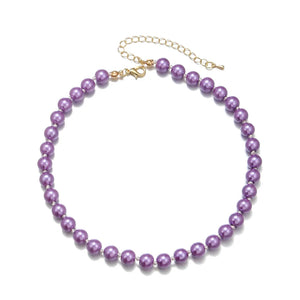 6mm Pearl Choker Necklaces For Women Wedding Jewelry Collar