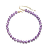 6mm Pearl Choker Necklaces For Women Wedding Jewelry Collar