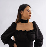 Velvet Choker Necklace Goth Chains Kpop Jewelry Collier Femme