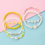 Bohemia Candy Beaded Bracelet Set for Girls 5Pcs