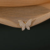 Butterfly Ear Cuff Zircon Women Clip Earrings Wedding Jewelry