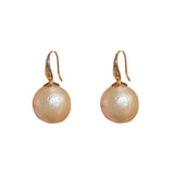Champagne Pearl Earrings Women Versatile Jewelry