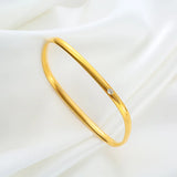 Titanium Steel Square Bracelet for Women