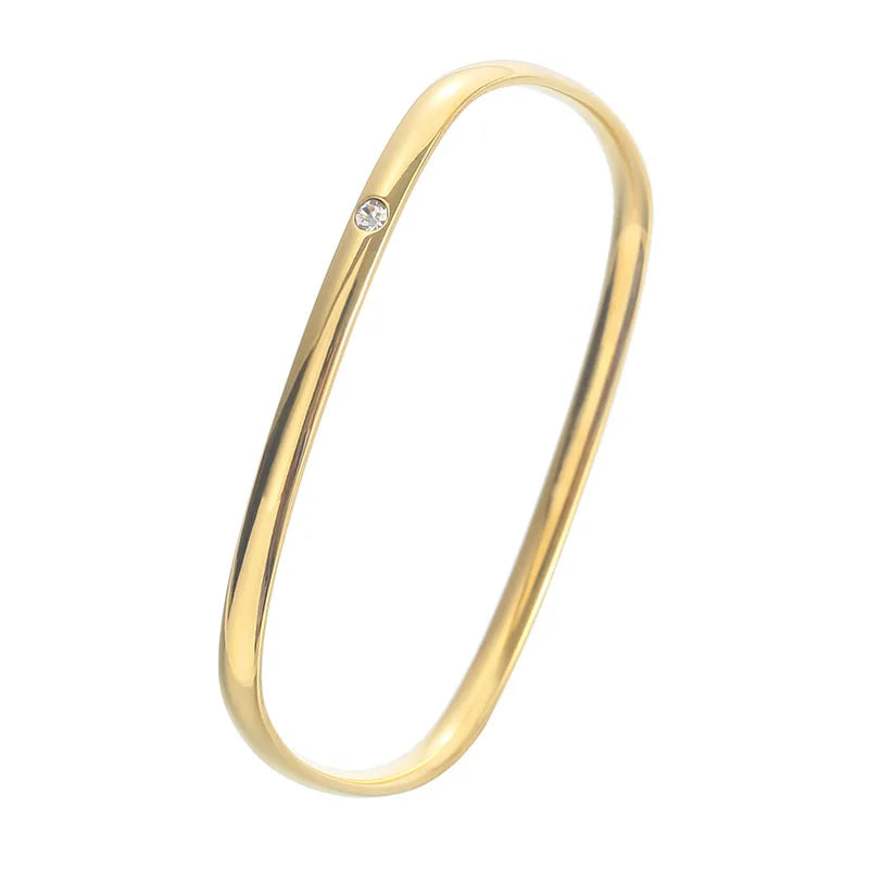 Titanium Steel Square Bracelet for Women