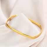 Titanium Steel Square Bracelet for Women