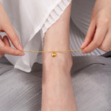 Titanium Steel LOVE Bean Anklet Gift for Women