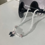 Pearl Chains Choker Rhinestone Necklaces Wedding Party Jewelry