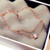 Zirconia Bead Bracelet for Women
