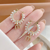 Micro Inlaid CZ Drop Earrings Wedding Jewelry for Bridal