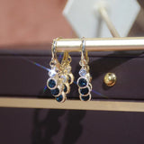 Zircon Earrings Sweet Jewelry for Women