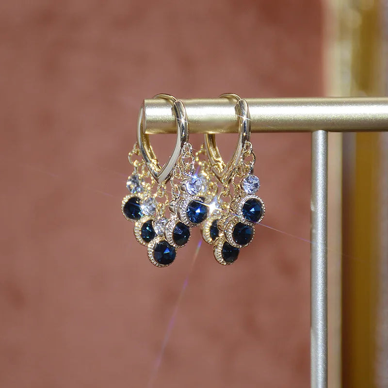 Zircon Earrings Sweet Jewelry for Women
