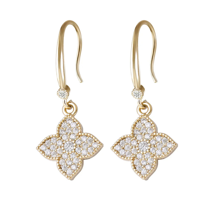 Classic Plating Earrings for Women Girl Party