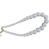 Gradient Pearl Chokers Necklace for Women Ladies Party Jewelry