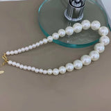 Gradient Pearl Chokers Necklace for Women Ladies Party Jewelry