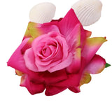 Big Rose Flower Brooch Cloth Art Lapel Pins Dress Suit Corsage Wedding Jewelry