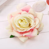Big Rose Flower Brooch Cloth Art Lapel Pins Dress Suit Corsage Wedding Jewelry