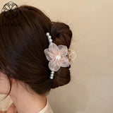 Flower Hair Claw Big Catch Clip for Girls Hair Clip