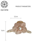 Flower Hair Claw Big Catch Clip for Girls Hair Clip