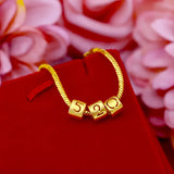 24K Lover Bracelet Chain Female Wedding Jewelry