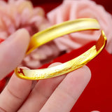 14k Yellow Bracelet Jewelry for Women Wedding Engagment Bangles