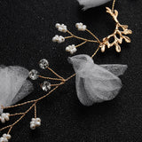 Pearl Headband for Women Bride Wedding Hair Jewelry