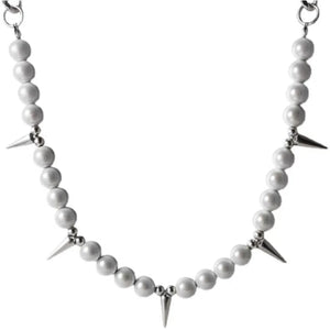 Hip Hop Punk Rivets Chains Choker Necklace for Party Club