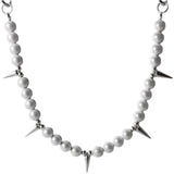 Hip Hop Punk Rivets Chains Choker Necklace for Party Club