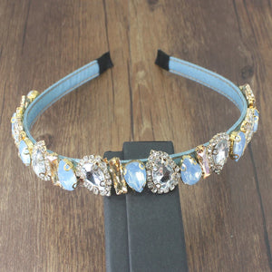 Crystal Flower Hairband Rhinestone Headbands For Women Party